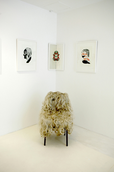 A is Green R is Red curated by Agnes b
